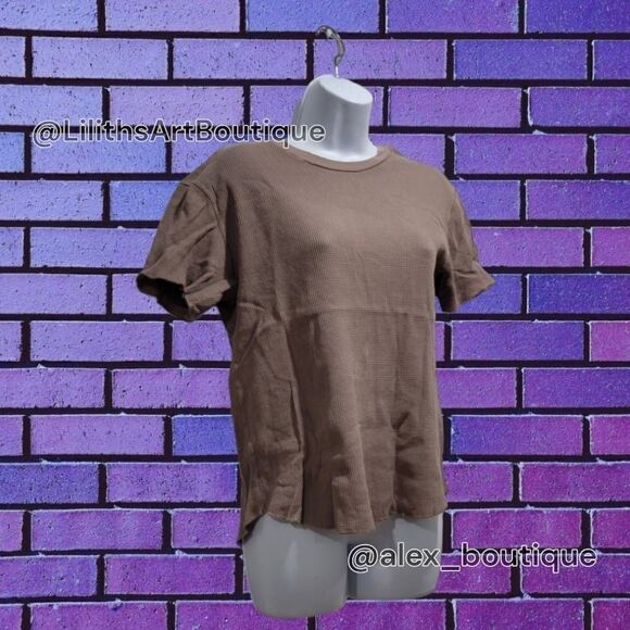 ZARA Waffle Tee(L010) Size M for Women - Picture 2 of 6